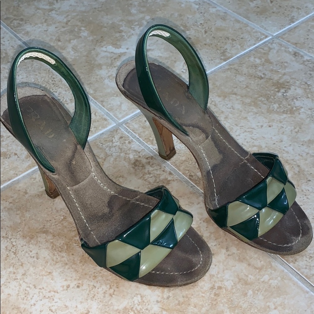 Prada Emerald Green Patent Leather 35.5